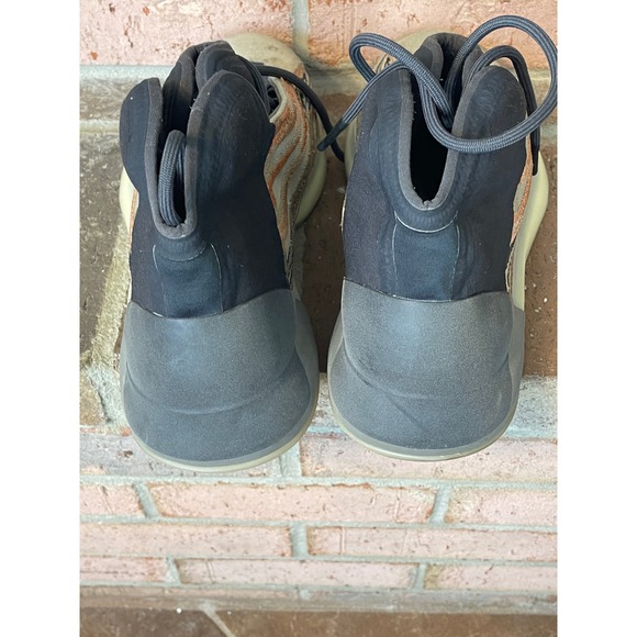 Adidas Yeezy QNTM Amber Tint High Top Sneakers GX1331 Mens Tan Orange Black - Picture 5 of 13